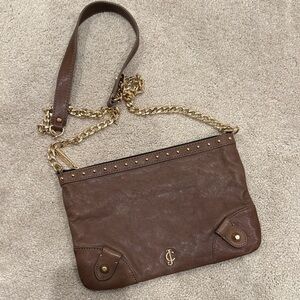 Juicy Couture Brown Leather Chain Strap Bag